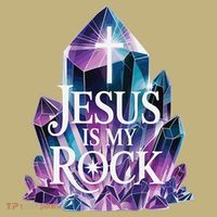 Jesus Is My Rock Religious Christian Biblical T-Shirt thumb 7