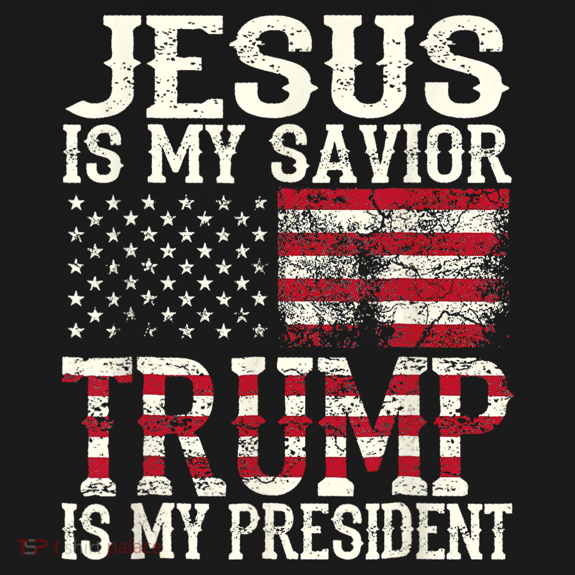 Jesus Is My Savior Trump Is My President 2024 Christian Kids Hoodie