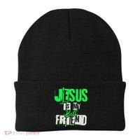 Jesus Is My Best Friend For Teenagers Catholic God Lovers Beanie thumb 0