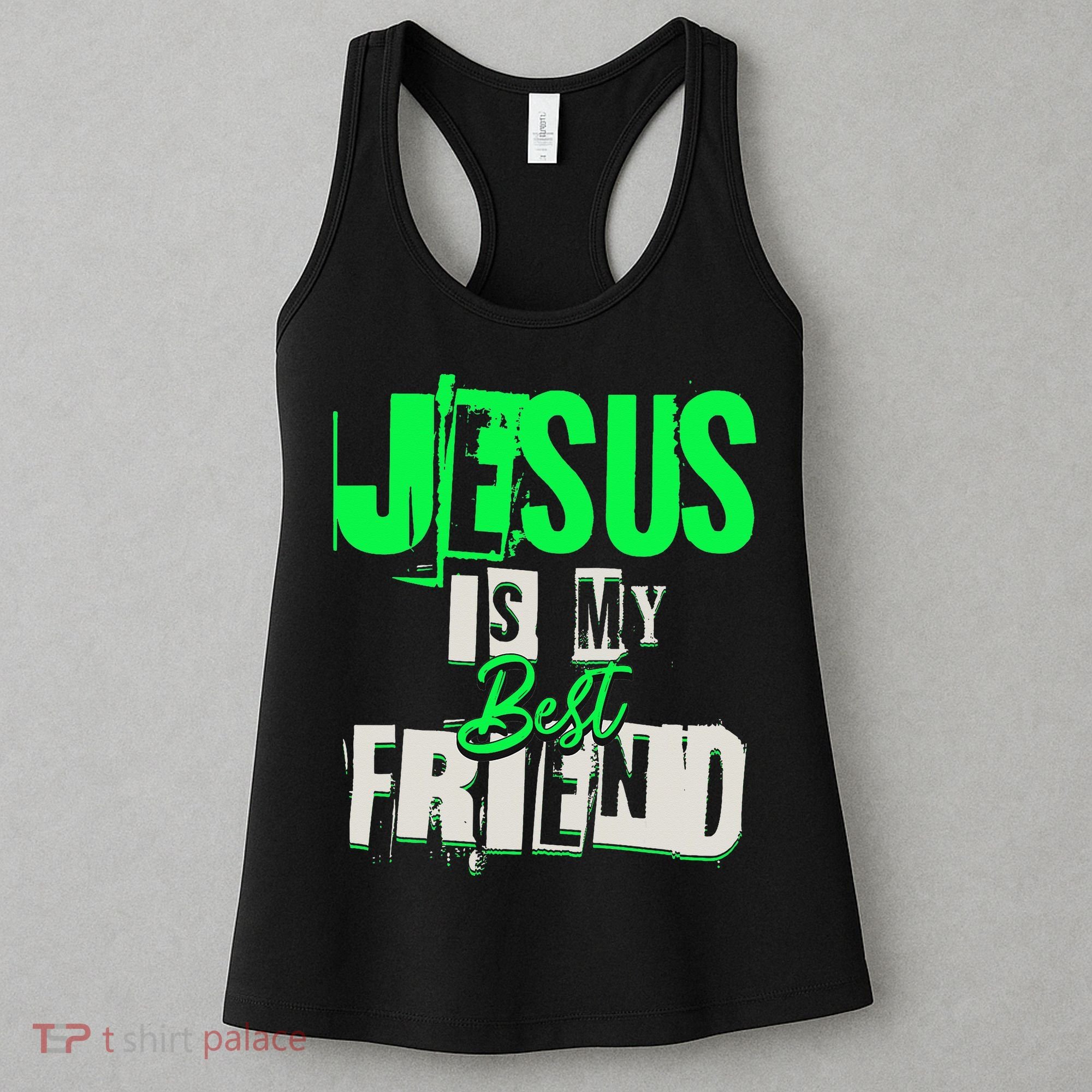Jesus Is My Best Friend For Teenagers Catholic God Lovers Women's Tank Top