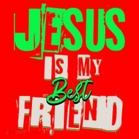 Jesus Is My Best Friend For Teenagers Catholic God Lovers Santa Hat thumb 1