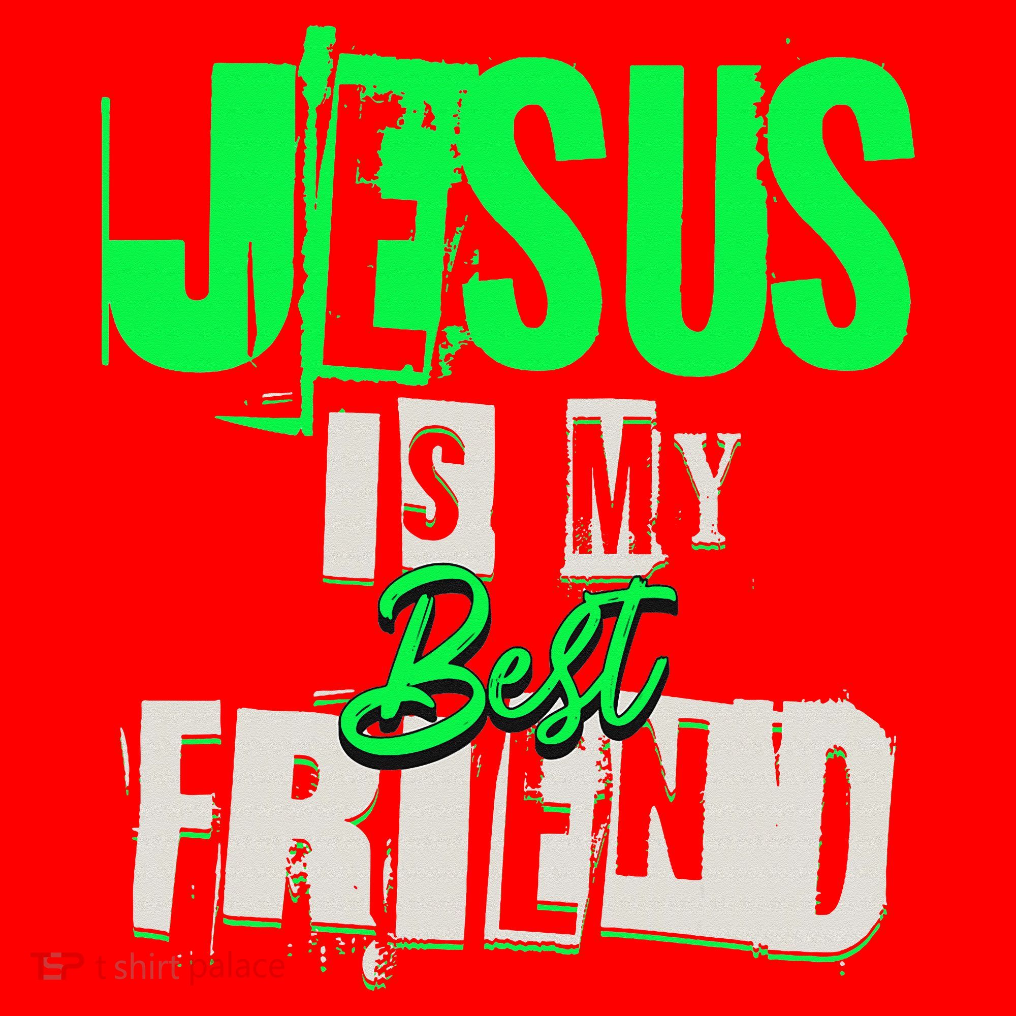 Jesus Is My Best Friend For Teenagers Catholic God Lovers Santa Hat