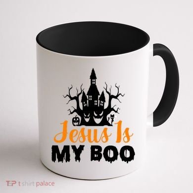 Jesus Is My BOO Coffee Mug back