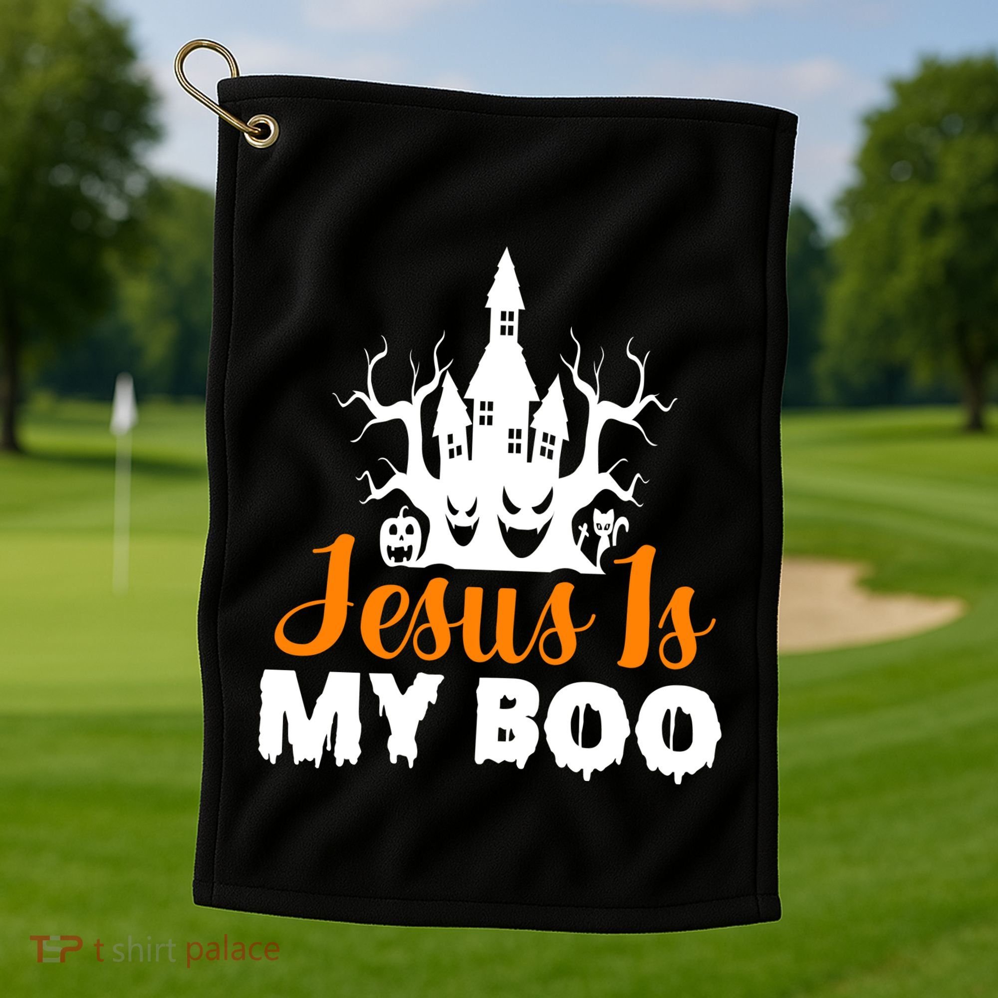 Jesus Is My BOO Golf Towel