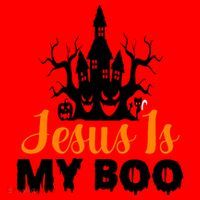Jesus Is My BOO Santa Hat thumb 1