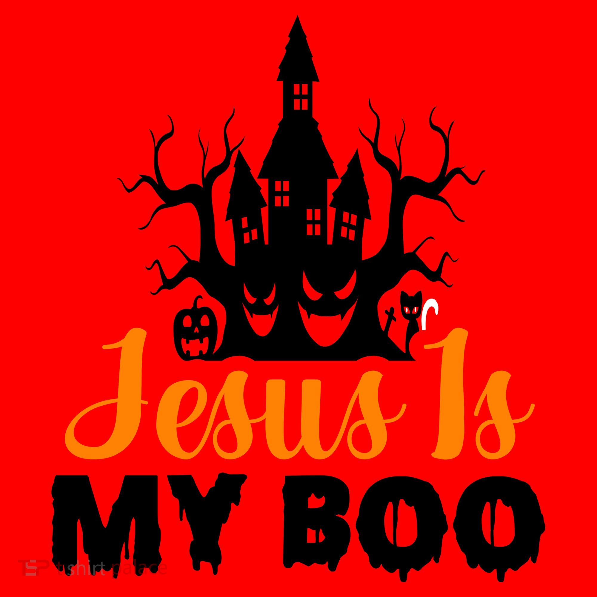 Jesus Is My BOO Santa Hat