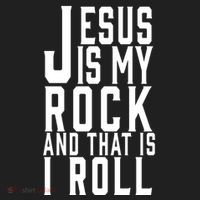 Jesus Is My Rock And Thats How I Roll Women's Sweatshirt thumb 2