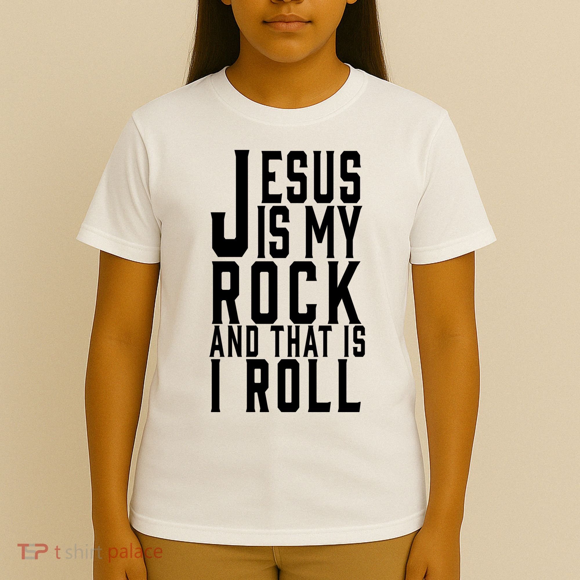 Jesus Is My Rock And Thats How I Roll T-Shirt