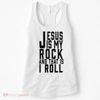 Jesus Is My Rock And Thats How I Roll Women's Tank Top thumb 0