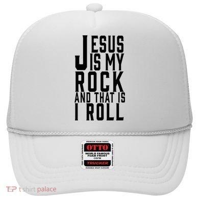 Jesus Is My Rock And Thats How I Roll Hat