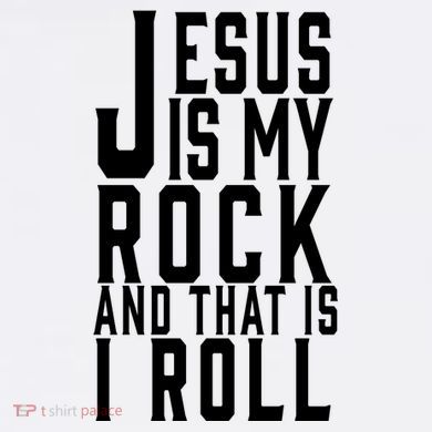 Jesus Is My Rock And Thats How I Roll Plastic Christmas Ball Ornament