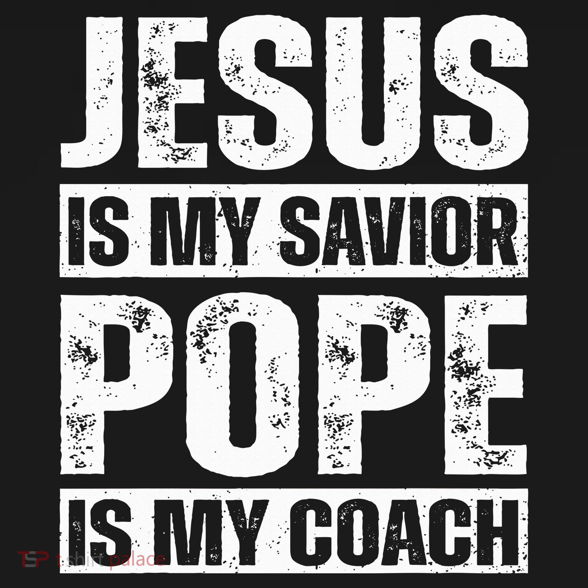 Jesus Is My Savior Pope Is My Coach Christian Bucket Hat