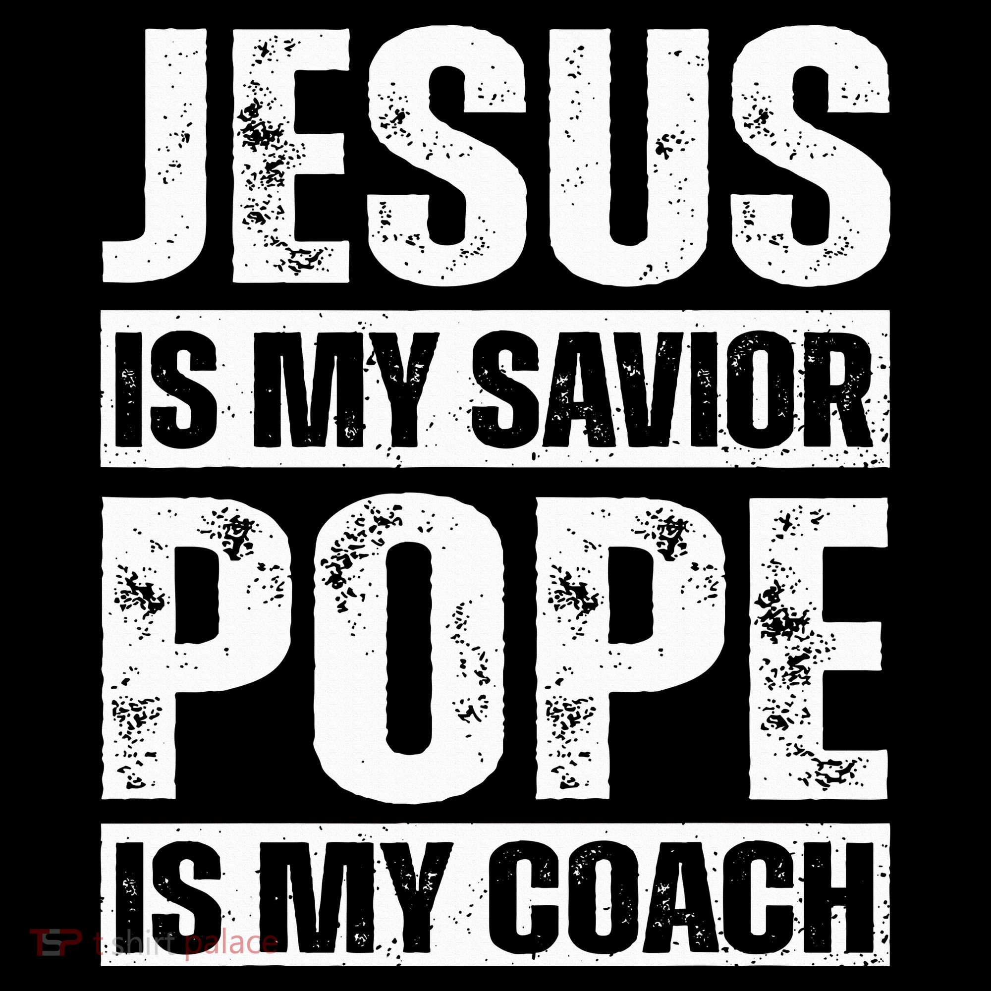 Jesus Is My Savior Pope Is My Coach Christian Women's Hoodie
