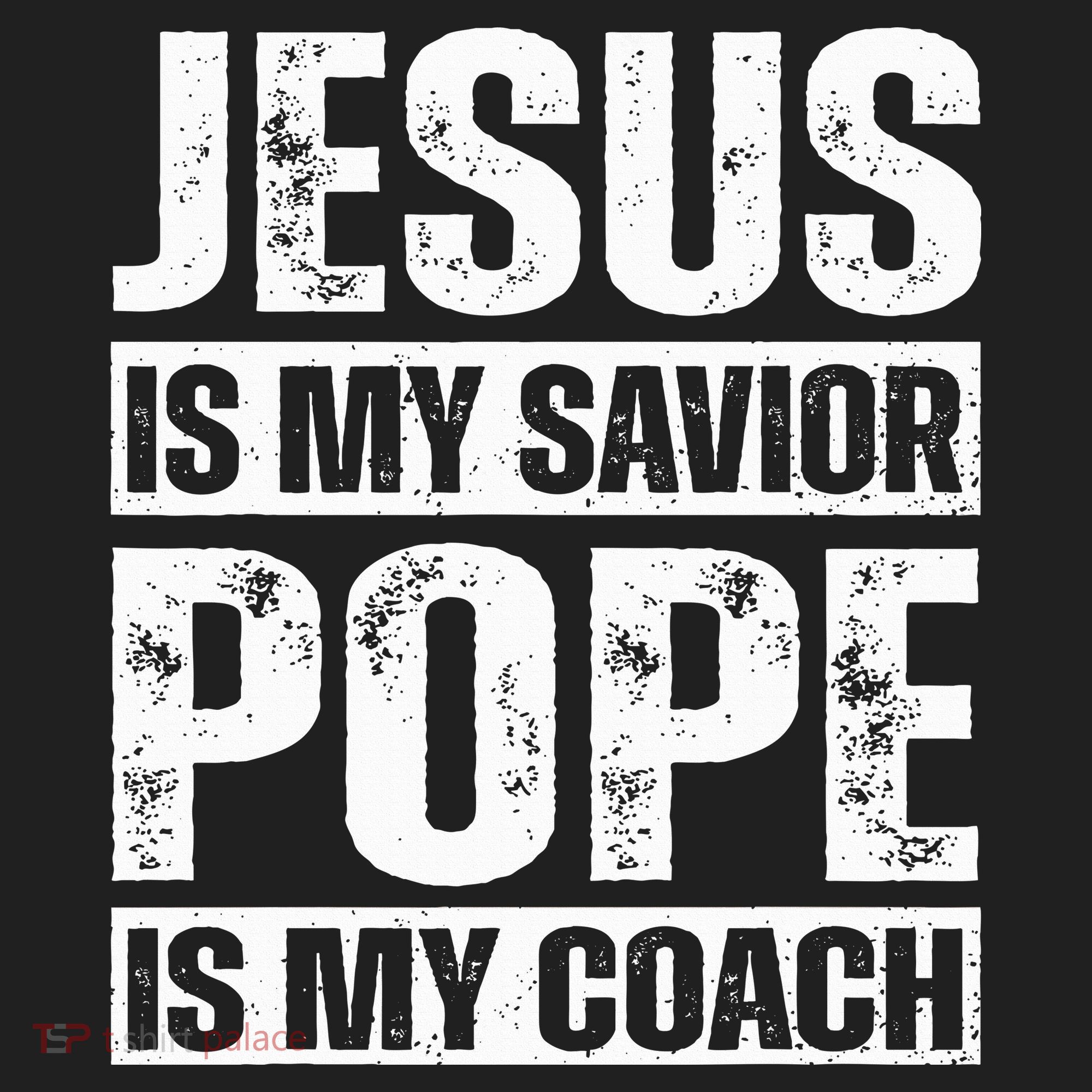 Jesus Is My Savior Pope Is My Coach Christian Golf Towel