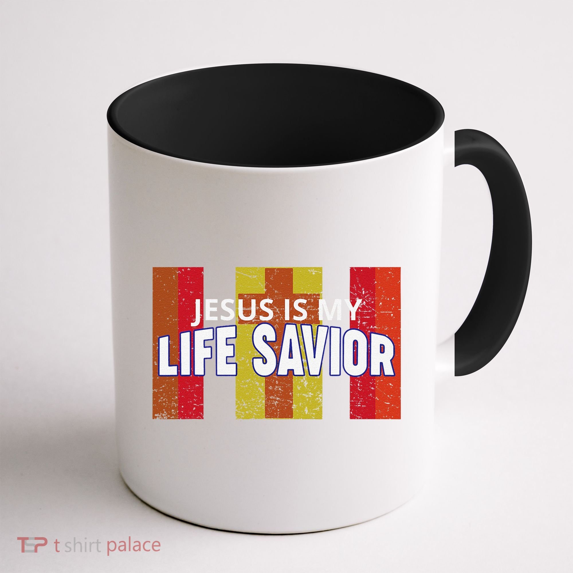 Jesus Is My Life Savior Green Coffee Mug