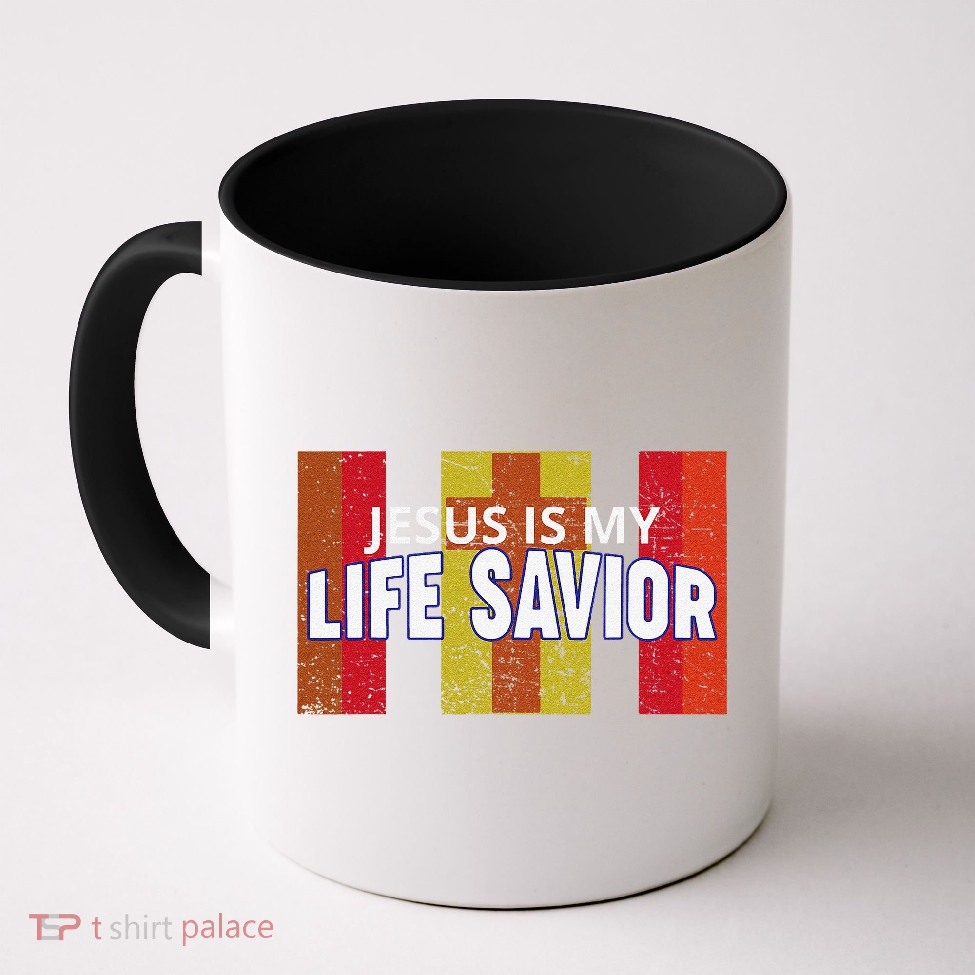 Jesus Is My Life Savior Green Coffee Mug