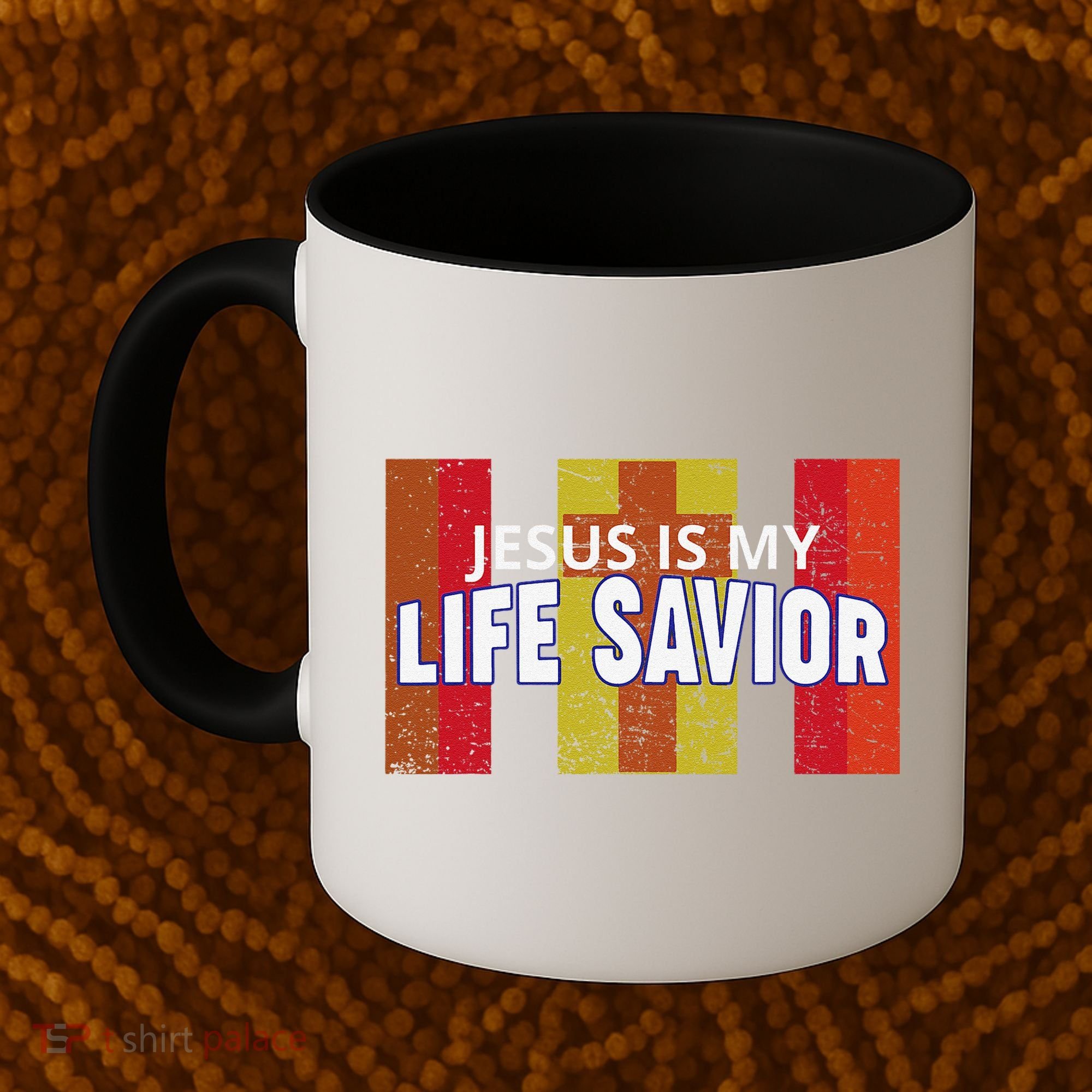 Jesus Is My Life Savior Green Coffee Mug