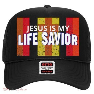 Jesus Is My Life Savior Green Hat