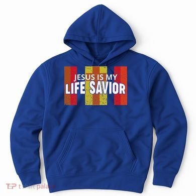 Jesus Is My Life Savior Green Hoodie