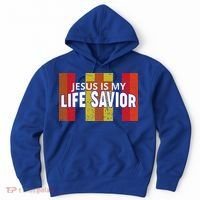 Jesus Is My Life Savior Green Hoodie thumb 0