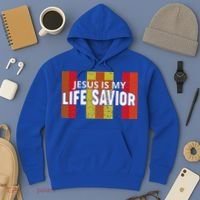 Jesus Is My Life Savior Green Hoodie thumb 3