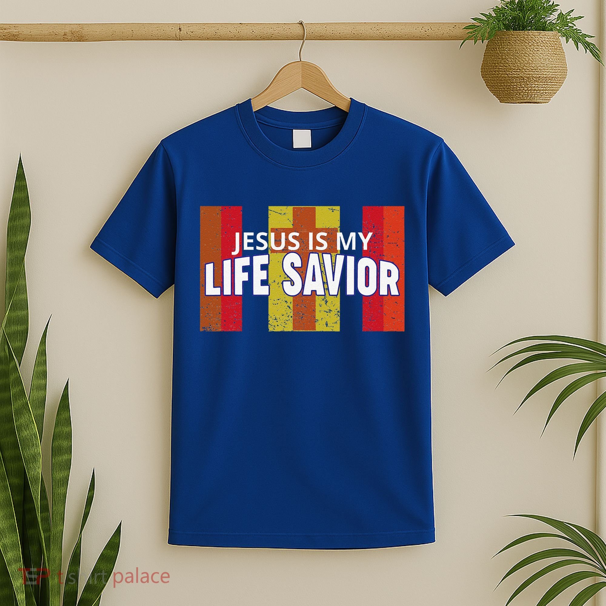 Jesus Is My Life Savior Green T-Shirt