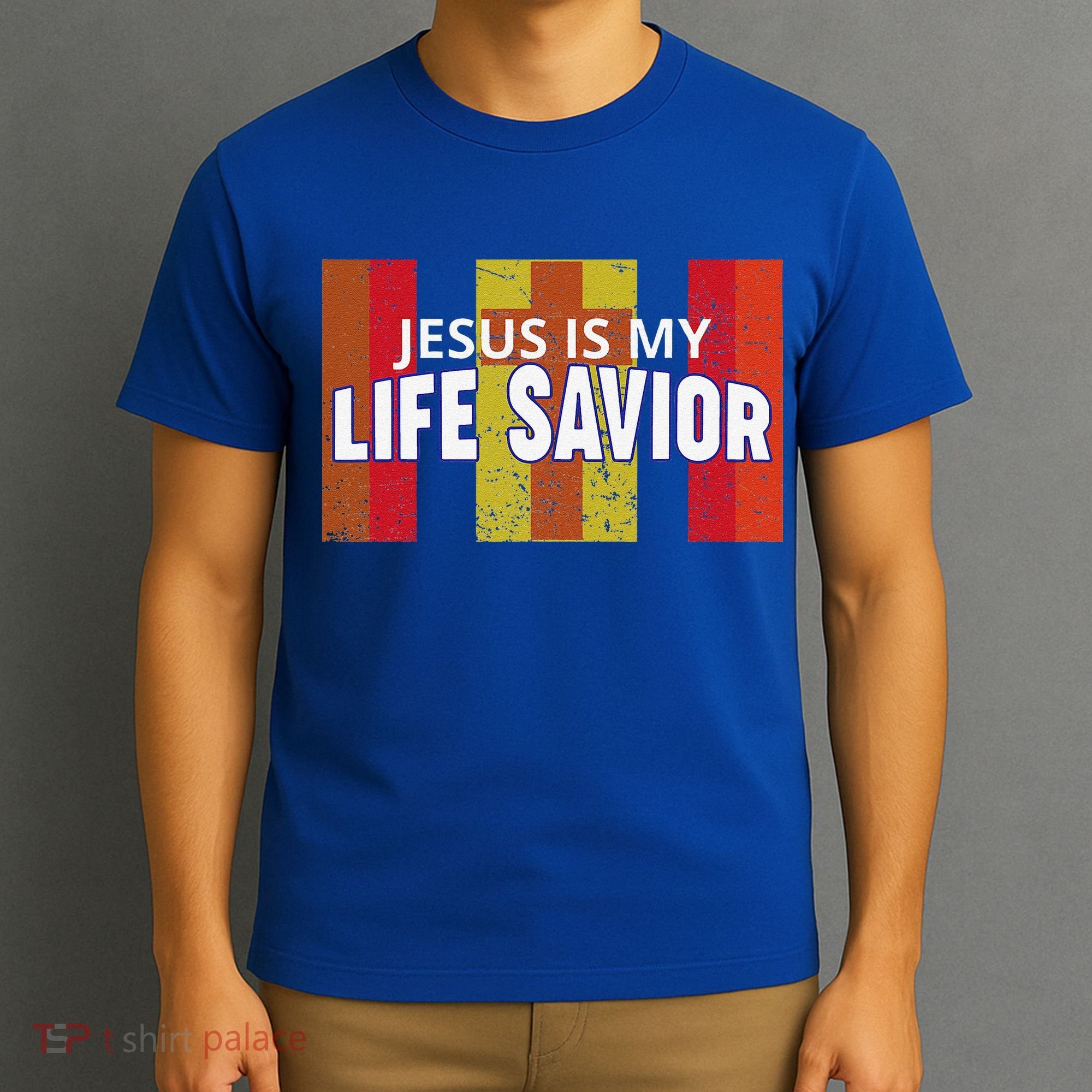 Jesus Is My Life Savior Green T-Shirt