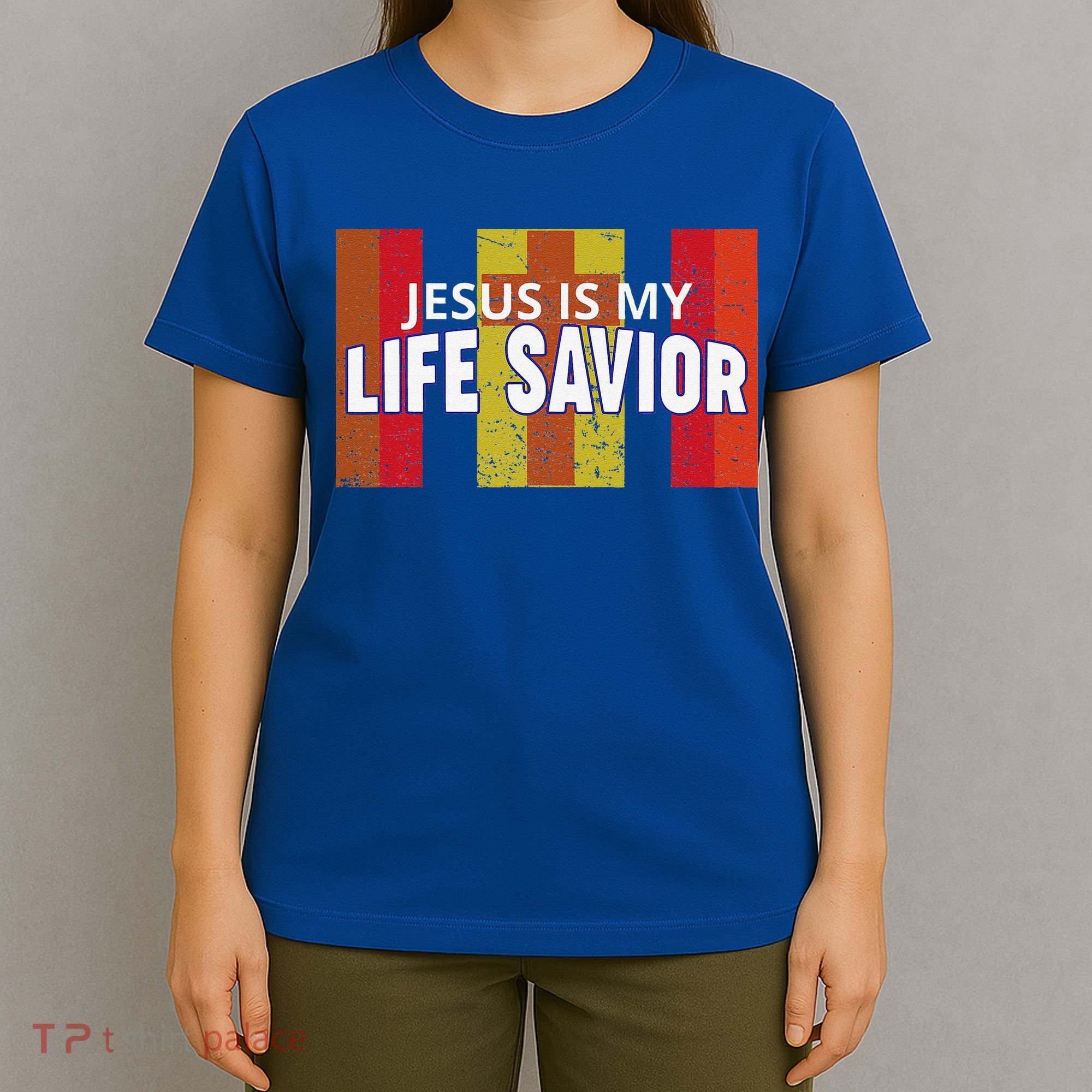 Jesus Is My Life Savior Green T-Shirt