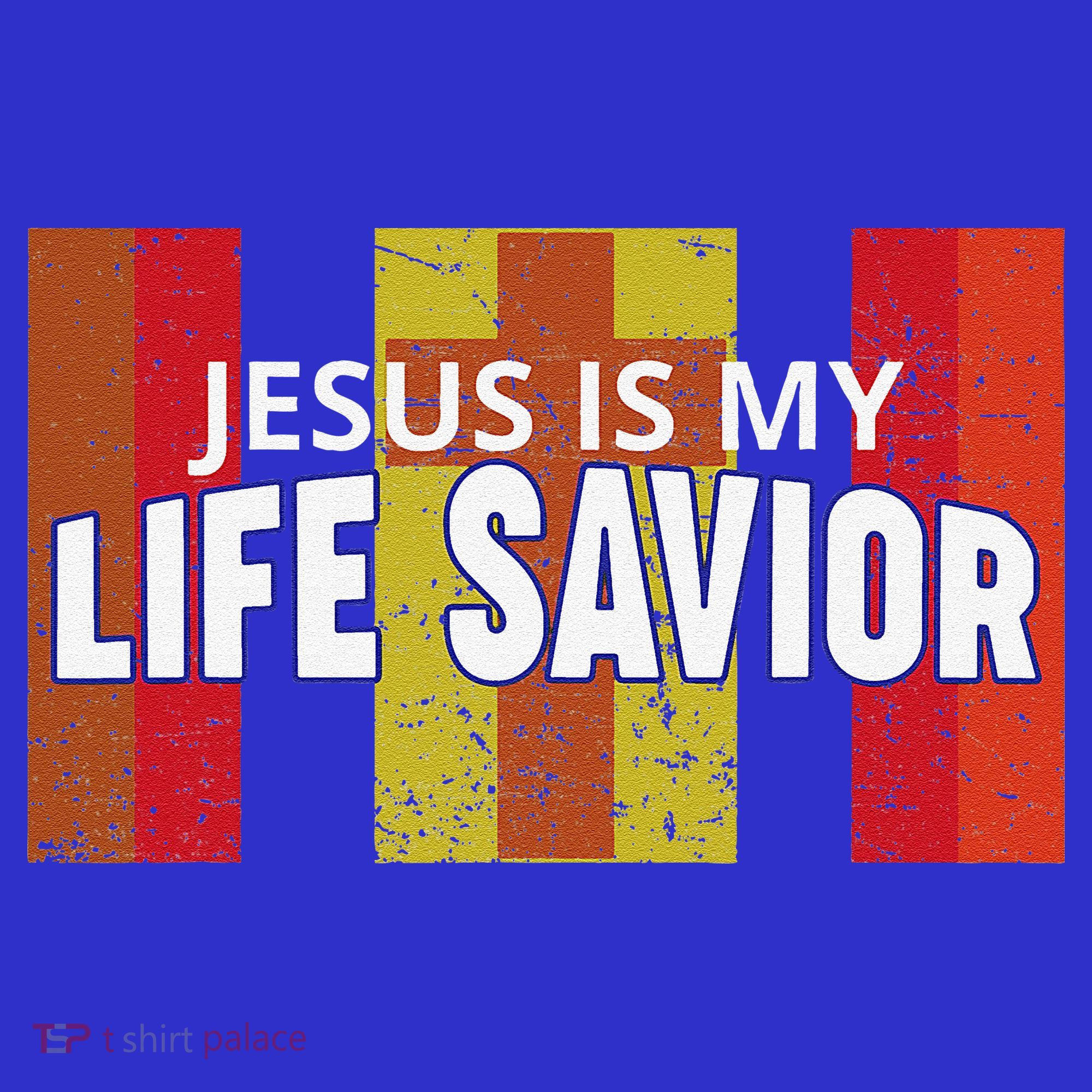 Jesus Is My Life Savior Green Coaster