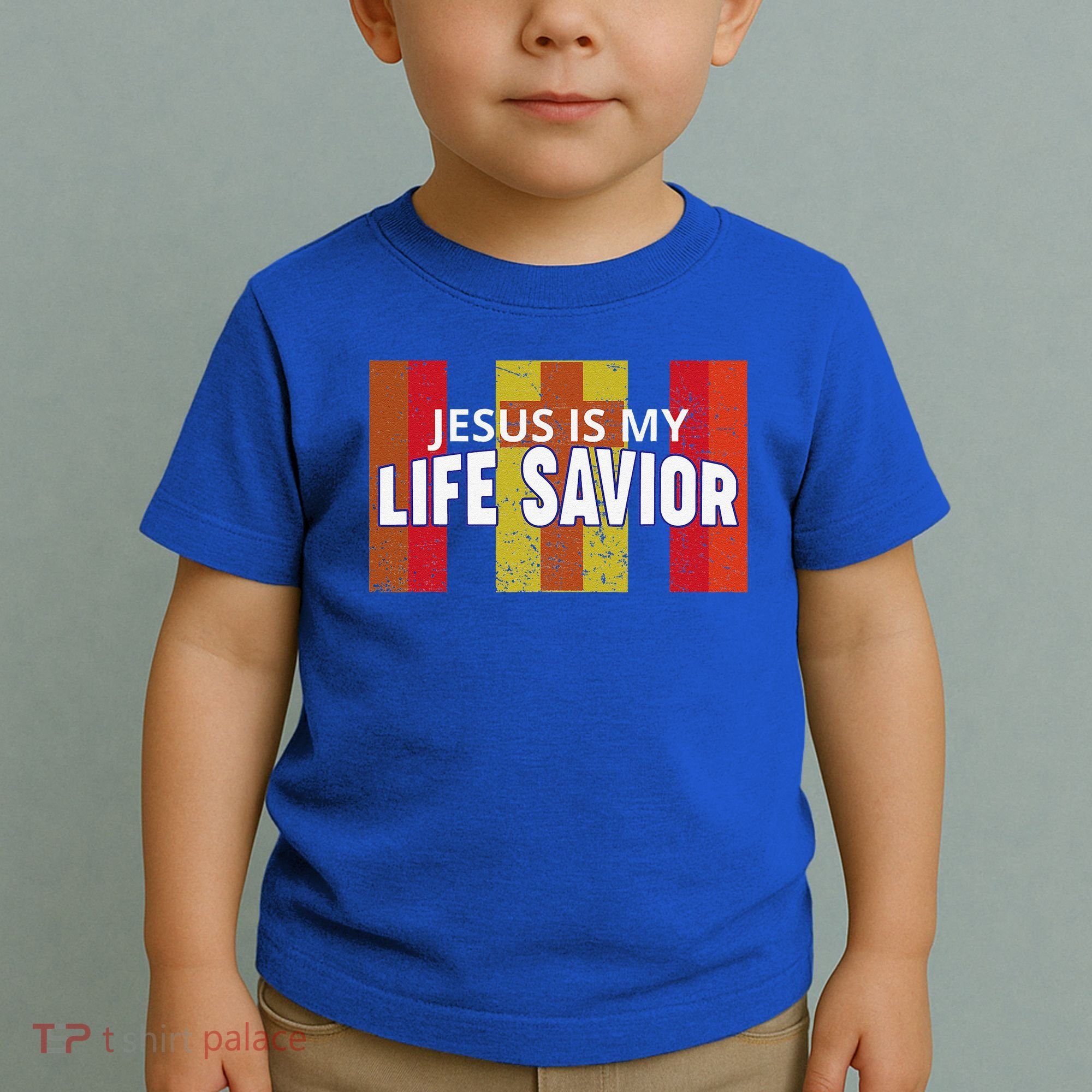 Jesus Is My Life Savior Green Toddler T-Shirt