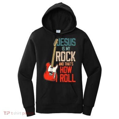 Jesus Is My Rock And That Is How I Roll Christian Women's Hoodie