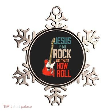 Jesus Is My Rock And That Is How I Roll Christian Ornament