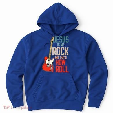 Jesus Is My Rock And That Is How I Roll Christian Hoodie