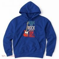 Jesus Is My Rock And That Is How I Roll Christian Hoodie thumb 0