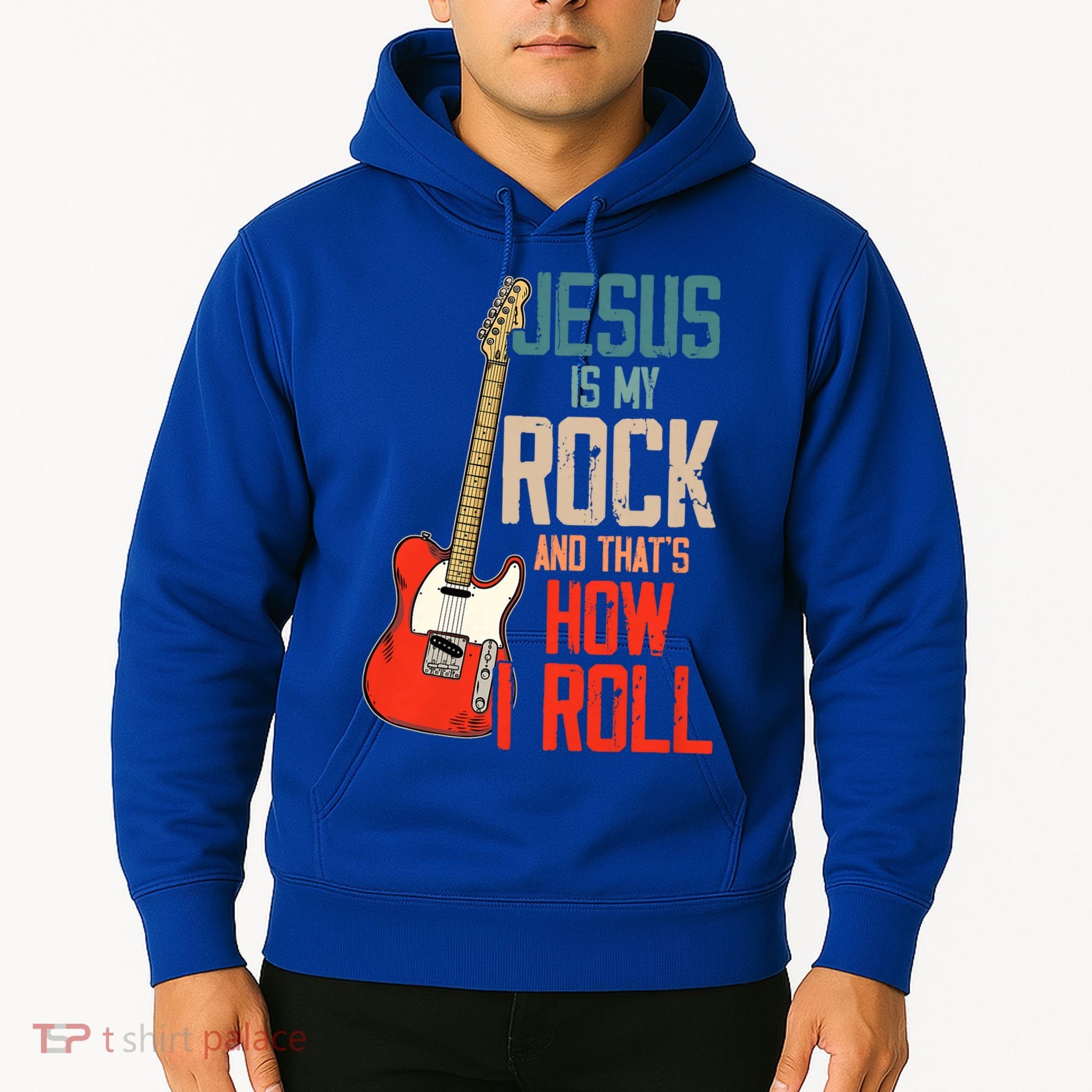 Jesus Is My Rock And That Is How I Roll Christian Hoodie