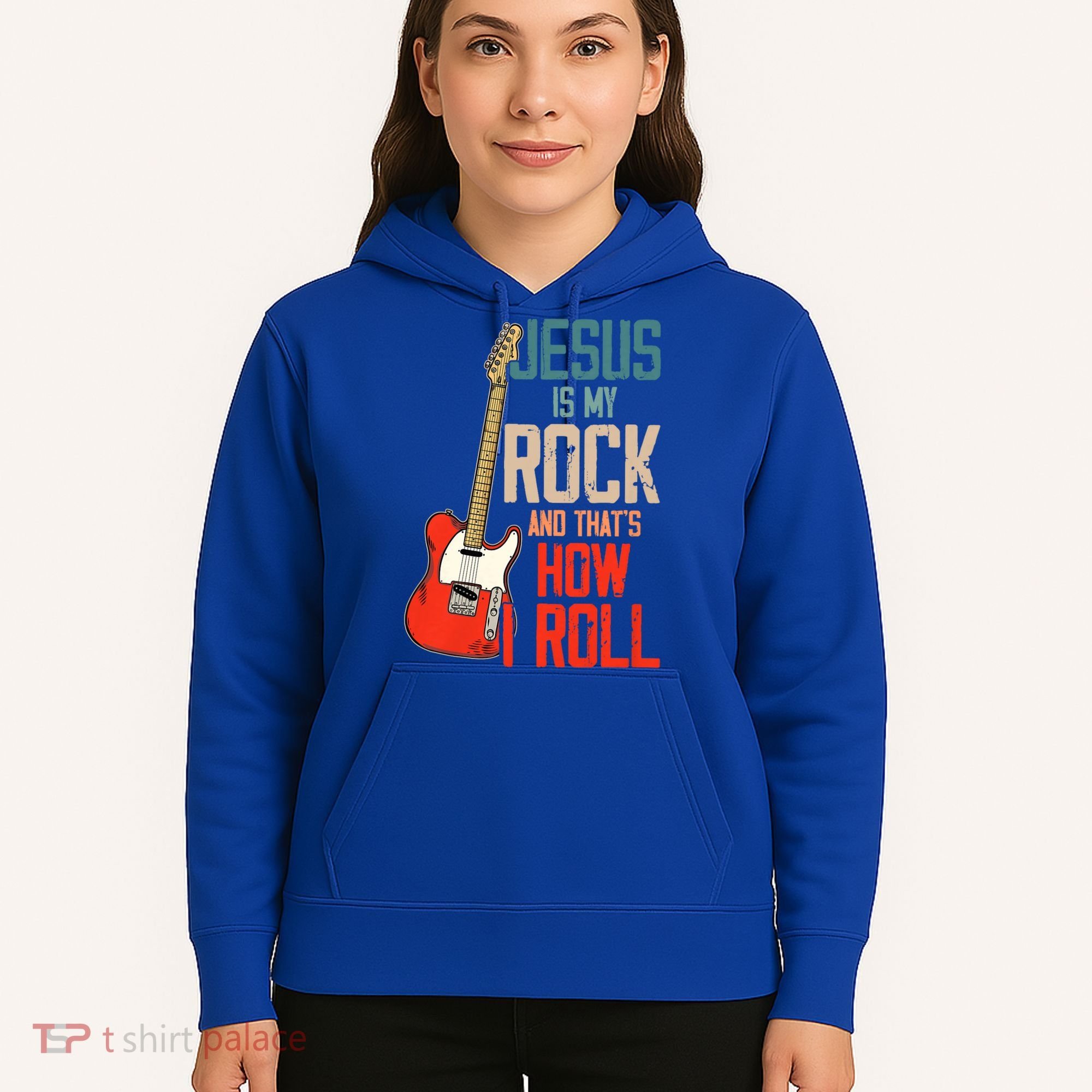 Jesus Is My Rock And That Is How I Roll Christian Hoodie