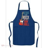 Jesus Is My Rock And That Is How I Roll Christian Apron thumb 0