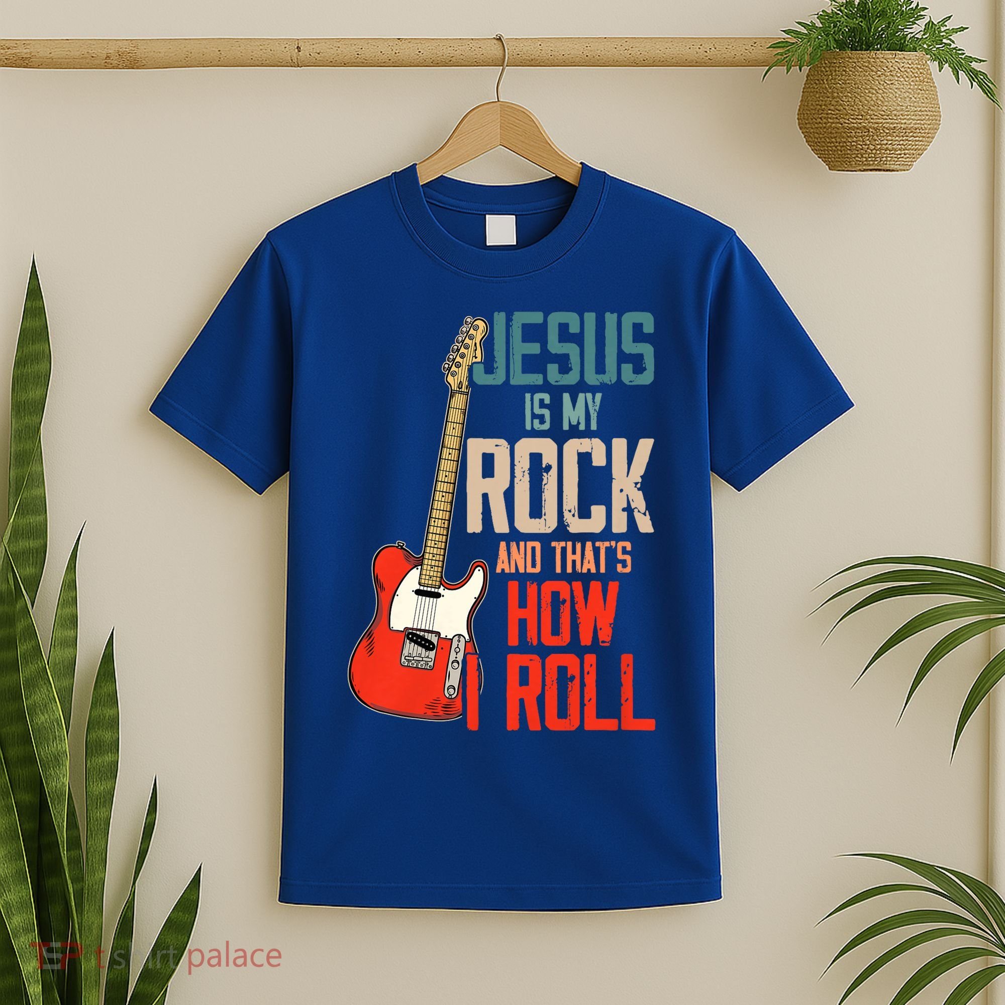 Jesus Is My Rock And That Is How I Roll Christian T-Shirt