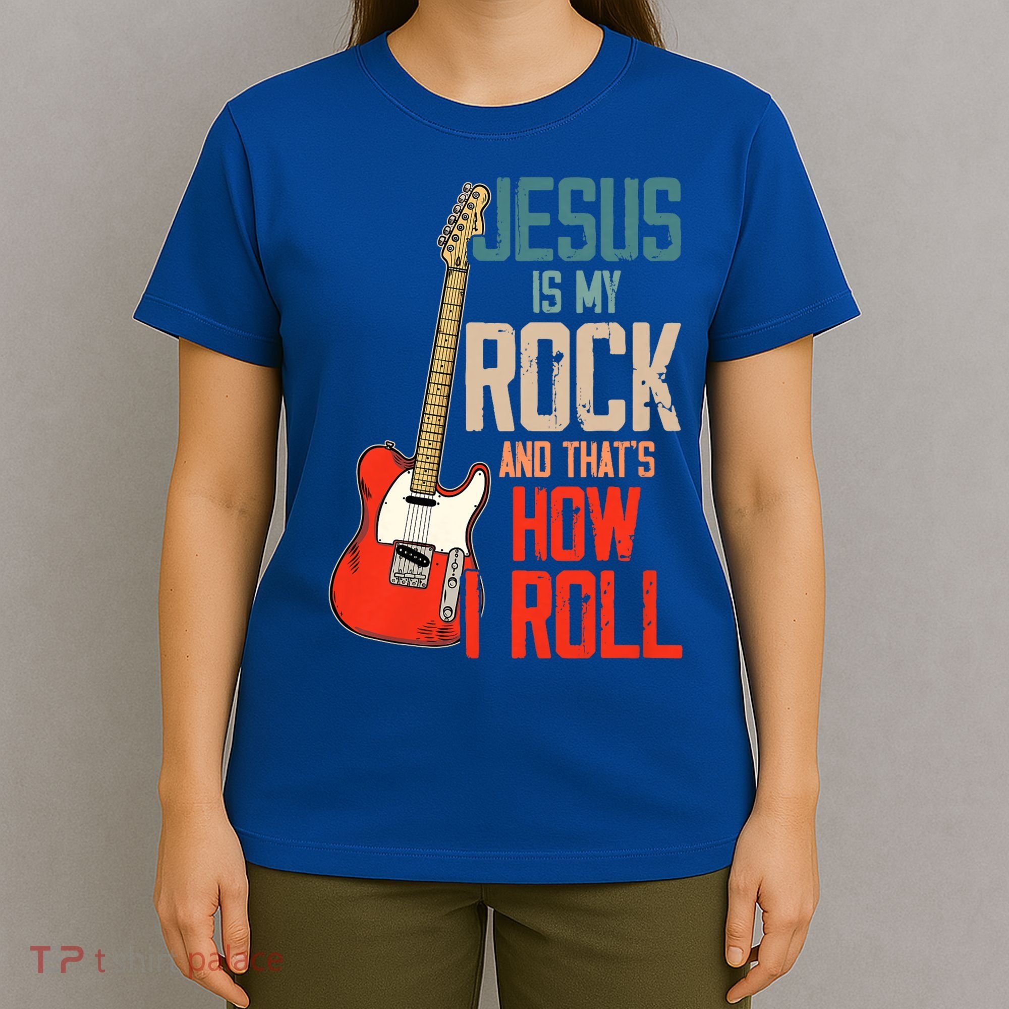 Jesus Is My Rock And That Is How I Roll Christian T-Shirt