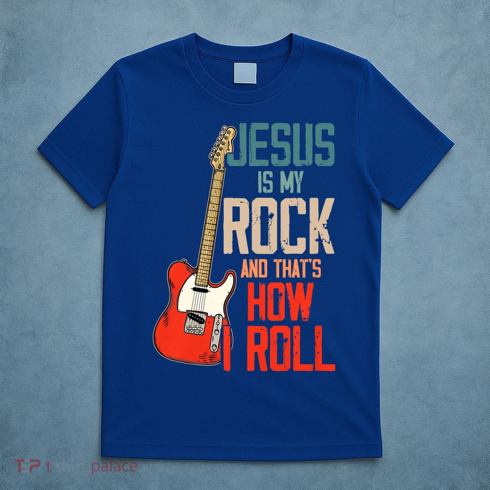 Jesus Is My Rock And That Is How I Roll Christian T-Shirt
