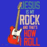 Jesus Is My Rock And That Is How I Roll Christian Mousepad thumb 1