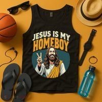 Jesus Is My Homeboy Tank Top thumb 4