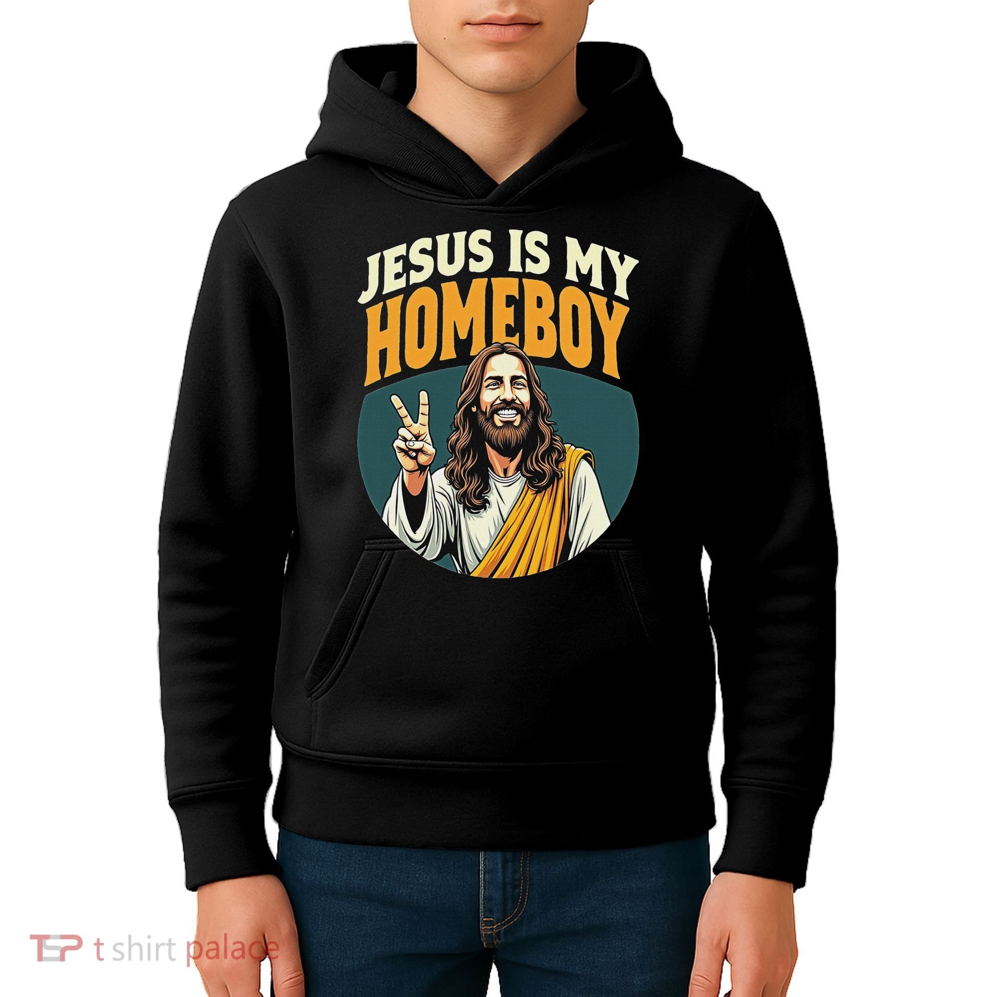 Jesus Is My Homeboy Kids Hoodie