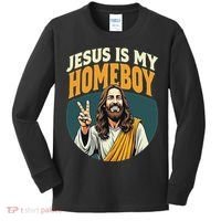Jesus Is My Homeboy Kids Long Sleeve Shirt thumb 0