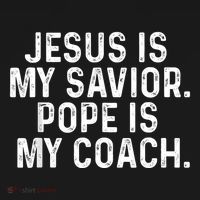 Jesus Is My Savior Pope Is My Coach Religious Quote Women's Tank Top thumb 5