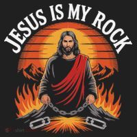 Jesus Is My Rock Biblical Faith Beanie thumb 2