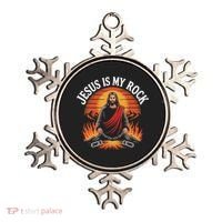 Jesus Is My Rock Biblical Faith Ornament thumb 0