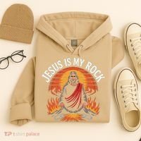 Jesus Is My Rock Biblical Faith Hoodie thumb 4