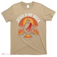 Jesus Is My Rock Biblical Faith T-Shirt thumb 0
