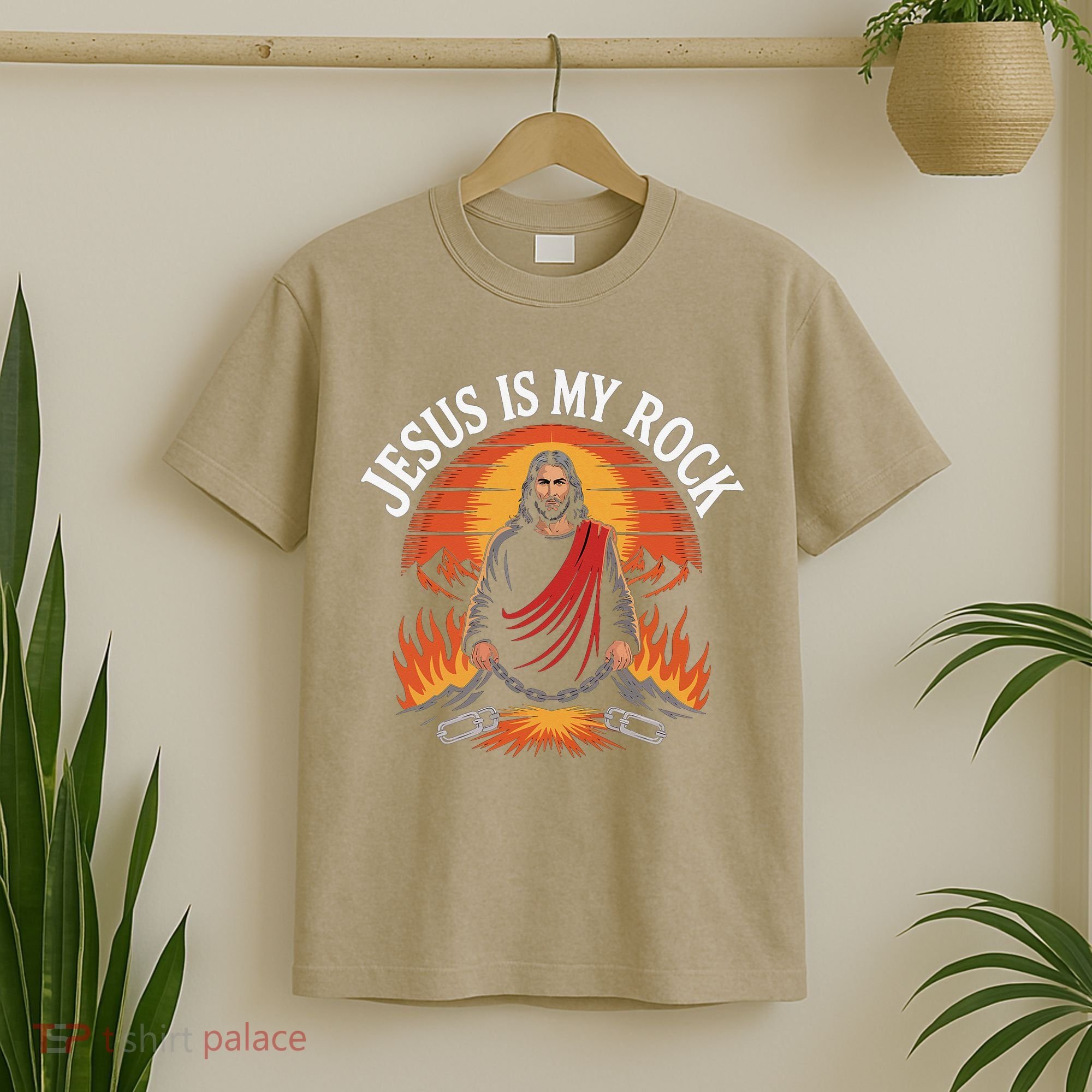 Jesus Is My Rock Biblical Faith T-Shirt
